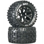 [DURATRAX] Duratrax Lockup MT 2.8 2WD Mounted Front C2 Black (2)