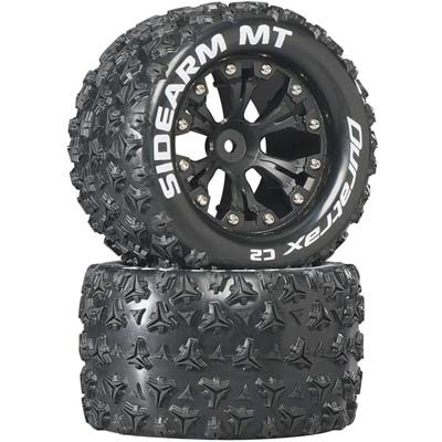 [˾ũ] DTXC3516 [DURATRAX] Duratrax Sidearm MT 2.8 Mounted 1/2 Offset C2 Blk (2)