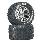 [DURATRAX] Duratrax Sidearm MT 2.8 2WD Mounted Fr C2 Chrome (2)
