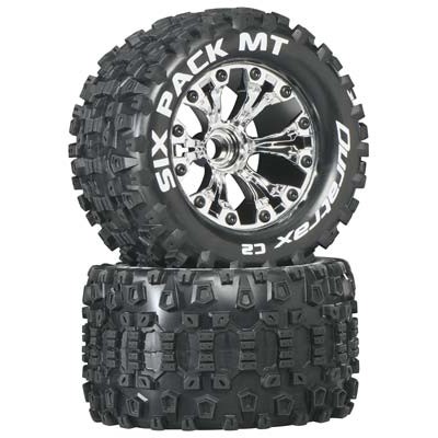 [˾ũ] DTXC3519 [DURATRAX] Duratrax Six Pack MT 2.8 2WD Mounted Front C2 Chrome (2