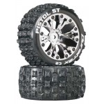 [DURATRAX] Duratrax Pistol ST 2.8 2WD Mounted Rear C2 Chrome (2)