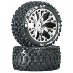 [DURATRAX] Duratrax Six Pack ST 2.8 2WD Mounted Rear C2 Chrome (2)