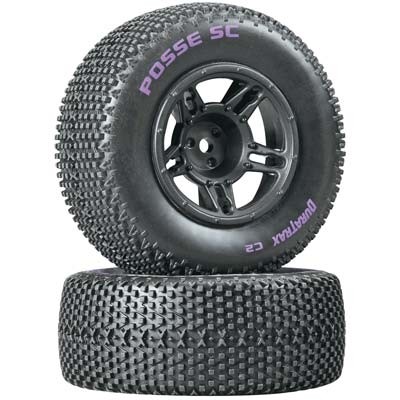 [�˾���ũ] DTXC3694 [DURATRAX] Duratrax Posse SC Tire C2 Mounted Front Slash (2)