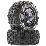 [DURATRAX] Duratrax Pistol ST 2.8 Mounted Black Chrome 14mm Hex (2