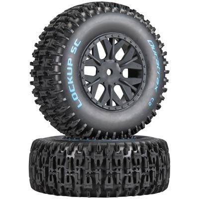 [˾ũ] DTXC3674 [DURATRAX] Duratrax Lockup SC Tire C2 Mounted SC10 4x4 (2)