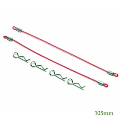 �˾���ũ 28555 [HSP Racing] Zeppin Red Body Pin Wire 105mm 1pcs (1/10 ���� �ٵ���)