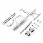 [Axial] Cage Supports, Battery Tray (Gray): RBX10