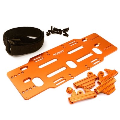 [˾ũ] C28820ORANGE [INTEGY] Adjustable Battery Mounting Plate w/ Straps for Arrma Kraton/Senton(6S BLX Only) (Grey)