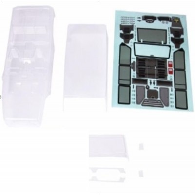 �˾���ũ THJ082 [Traction Hobby] Clear body set with sticker(CRAGSMAN&Founder)
