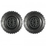 [Traction Hobby] tire Wheel Set (2pcs) (2PCS Full set)(CRAGSMAN)