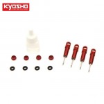[KYOSHO] Aluminum Oil Shock Set (4pcs)