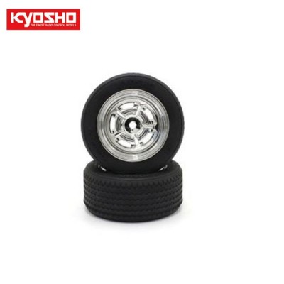 [�˾���ũ] KYFATH703SMM [KYOSHO] GluedVintageTCTireFZ02(M/RostylePlate/2pcs)