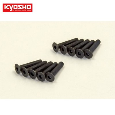 �˾���ũ KY1-S33016H [KYOSHO] Flat Head Screw(M3x16)(Hex/10pcs)
