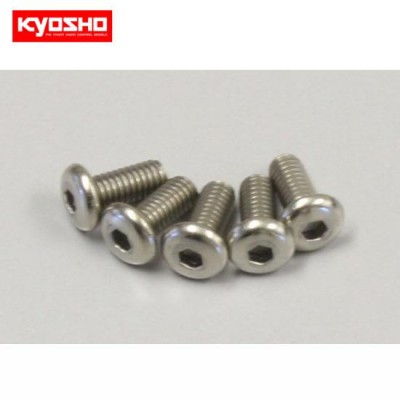�˾���ũ KY1-S12606HT [KYOSHO] Button Screw(Hex/Titanium/M2.6x6/5pcs)