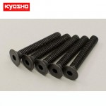 [KYOSHO] Flat Head Screw(Hex/M4x25/5pcs)