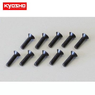 �˾���ũ KY1-S33012H [KYOSHO] Flat Head Screw(Hex/M3x12/10pcs)