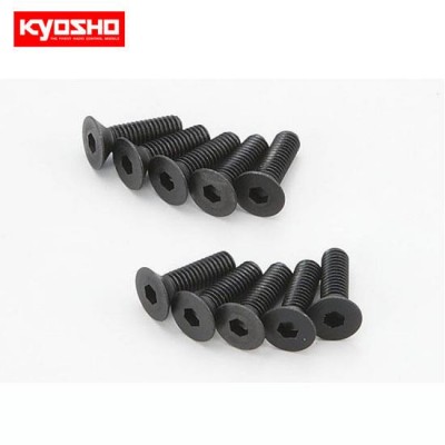 �˾���ũ KY1-S33010H [KYOSHO] Flat Head Screw(Hex/M3x10/10pcs)