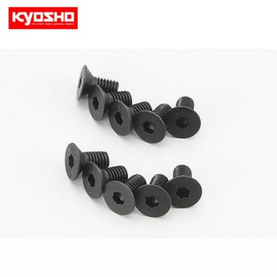 �˾���ũ KY1-S33006H [KYOSHO] Flat Head Screw(Hex/M3x6/10pcs)