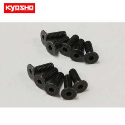 �˾���ũ KY1-S32608H [KYOSHO] Flat Head Screw (Hex/M2.6x8/10pcs)