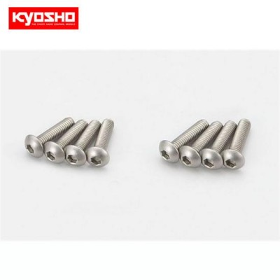 �˾���ũ KY1-S13012HT [KYOSHO] Button Screw(Hex/Titanium/M3x12/8pcs)