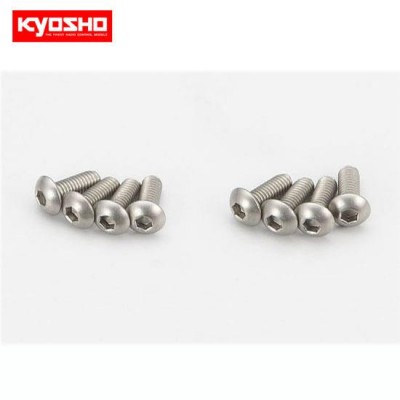 �˾���ũ KY1-S13008HT [KYOSHO] Button Screw(Hex/Titanium/M3x8/8pcs)