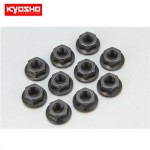 [KYOSHO] Nut(M4x4.5) Flanged (10pcs)