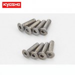 [KYOSHO] Flat Head Screw(Hex/Titanium/M3x12/8pcs)