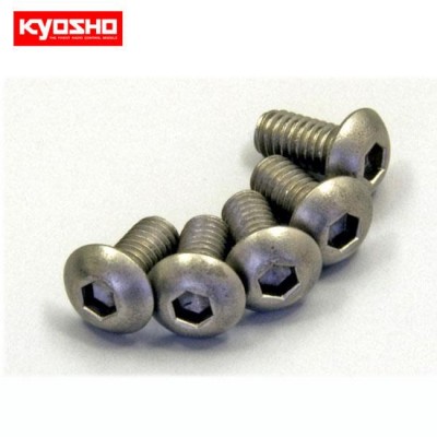 �˾���ũ KY1-S14008HT [KYOSHO] Button Screw(Hex/Titanium/M4x8/5pcs)
