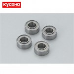 [KYOSHO] TEFLON SHIELD BEARING (5X10X4/4PCS)
