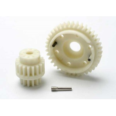 [�˾���ũ] AX5384 [Traxxas] AX5384 Gear set 2-speed wide ratio (2nd speed gear 38T 13T-18T input gears hardware)