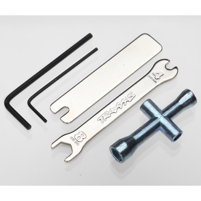 [�˾���ũ] AX2748X [Traxxas] Tool Set (1.5mm &2.5mm allens/ 4-way lug 8mm &4mm wrench & U-joint wrenches) (��AX2748)