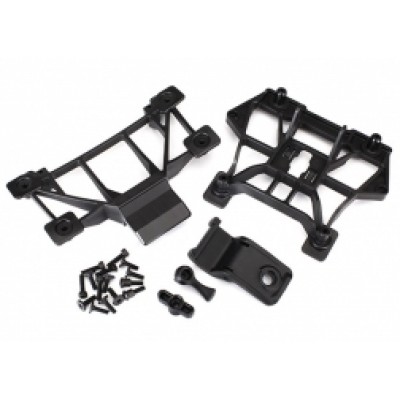 [˾ũ] AX8615 [Traxxas] AX8615 Body mounts, front & rear/ 3x12mm CS