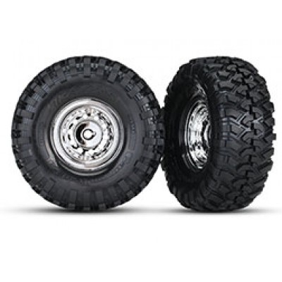 [˾ũ] AX8177 [Traxxas] AX8177 1.9 Chrome Wheels and Canyon Trail