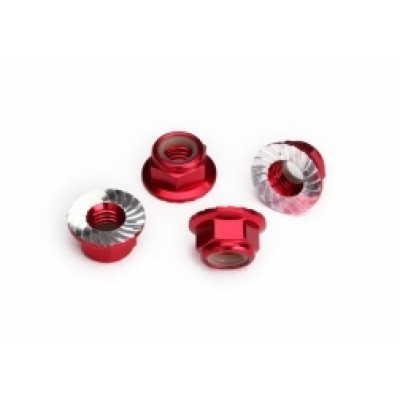 [�˾���ũ] AX8447R [Traxxas] AX8447R 5mm Red Aluminum Nylon Locking Nuts