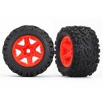 [Traxxas] AX8672A Assembled Orange Wheels,Pre-Glued