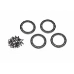 [Traxxas] AX8168T Black 2.2 Aluminum Beadlock Rings (4)