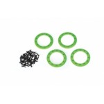 [Traxxas] AX8169G BEADLOCK RINGS, GREEN (1.9)