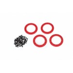[Traxxas] AX8169R BEADLOCK RINGS, RED (1.9)