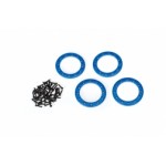 [Traxxas] AX8169X BEADLOCK RINGS, BLUE (1.9)
