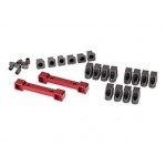 [Traxxas] AX8334R suspension arms, aluminum (red