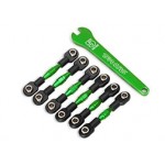 [Traxxas] AX8341G Turnbuckles, aluminum (gree