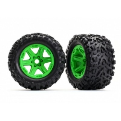 [˾ũ] AX8672G [Traxxas] AX8672G TIRES & WHEELS, ASSEMBLED,17MM SPLINED)