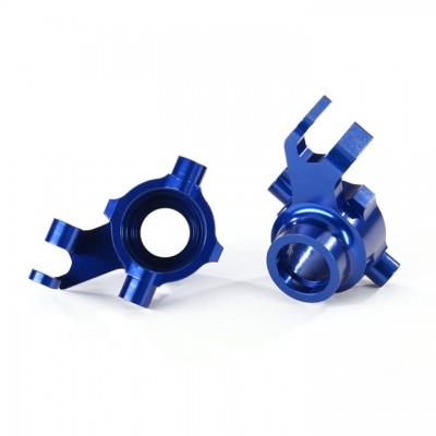 [˾ũ] AX8937X [Traxxas] AX8937X Steering blocks, 6061-T6 aluminum (blue-anodized), left & right