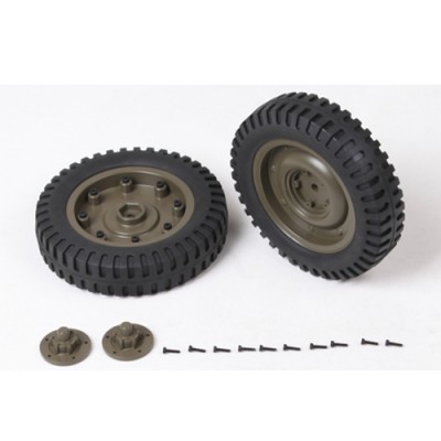 �˾���ũ C1002 [ROC HOBBY] 1:6 1941 MB SCALER FRONT WHEELS ASSEMBLY (1 Pair)