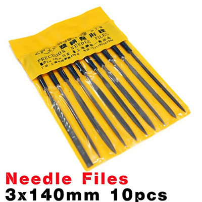 [�˾���ũ]  Needle Files 3x140mm 10pcs - ��Į(�߽���)