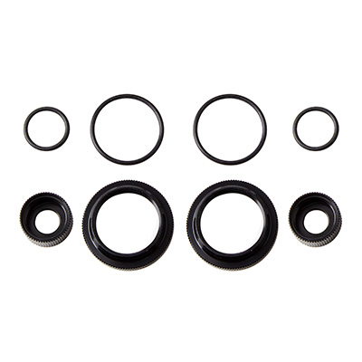 [�˾���ũ] AA91909 [TEAM ASSOCIATED] AA91909 12 mm Shock Collar and Seal Retainer Set, black