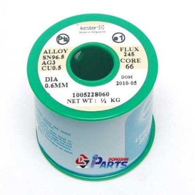 [�˾���ũ] KESTER 245 PB FREE 0.6mm KESTER 245 ������ 0.6mm 500g Sn-96.5, Ag-3.0, Cu-0.5
