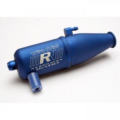 [�˾���ũ] AX5541X [Traxxas] AX5541X Tuned pipe, Resonator, R.O.A.R. legal, blue-anodized