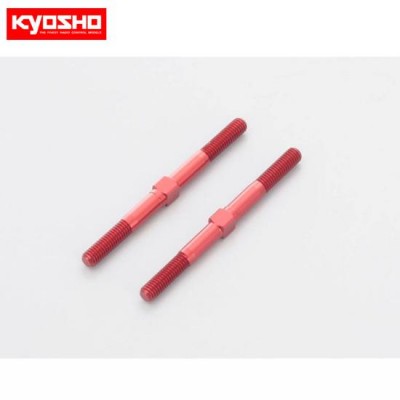 �˾���ũ KYTFW111 [KYOSHO] Hard Tie Rod(3x40mm/2pcs/Red/TF-5 Stalli