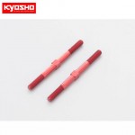 [KYOSHO] Hard Tie Rod(3x40mm/2pcs/Red/TF-5 Stalli